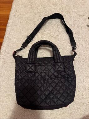 MZ Wallace medium black metro Sutton tote crossbody